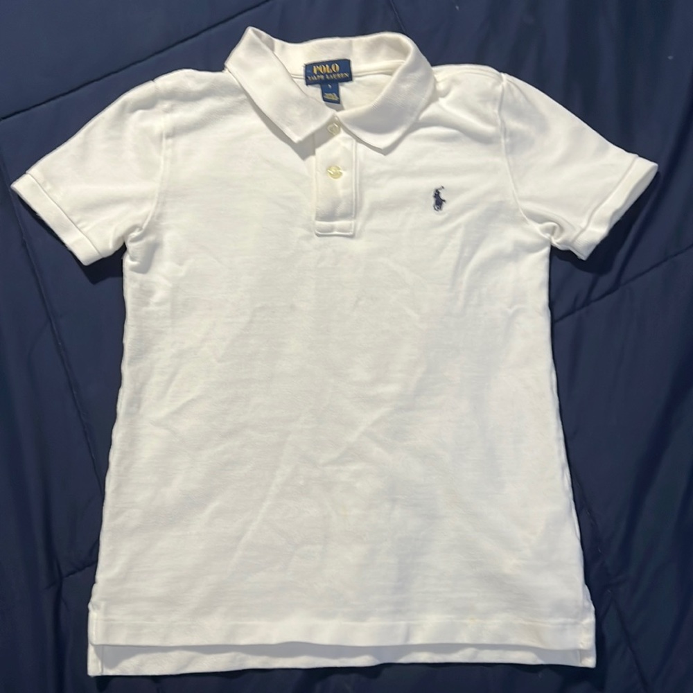Boy’s Polo by Ralph Lauren White Polo Shirt